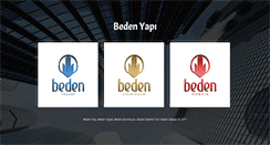 Desktop Screenshot of bedenyapi.com.tr